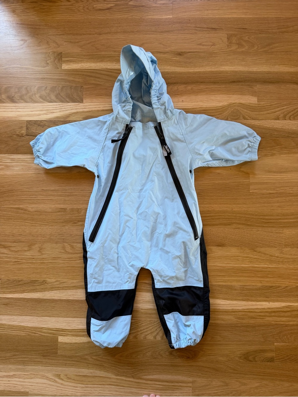 Light Blue Hapiu Rain Suit 12m